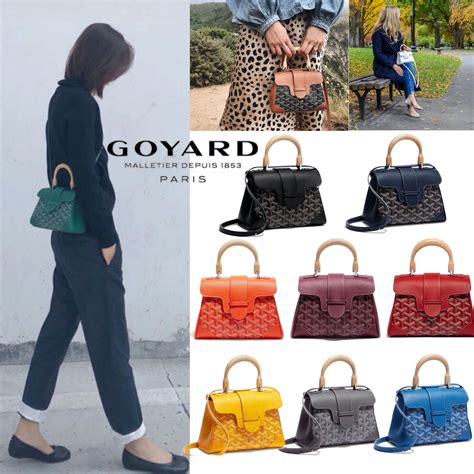 goyard saigon mini black|goyard bag mini tote.